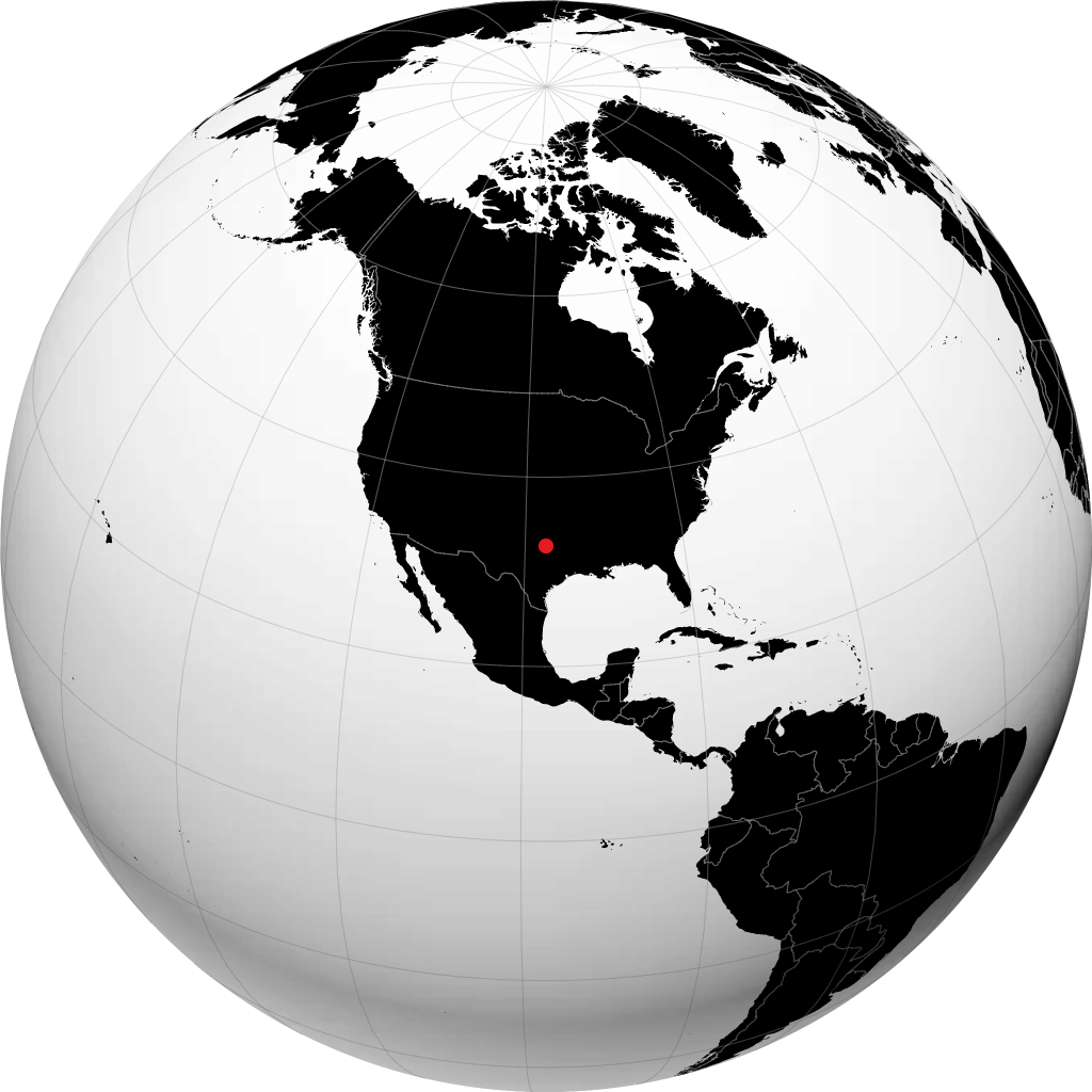 Fort Worth sul globo