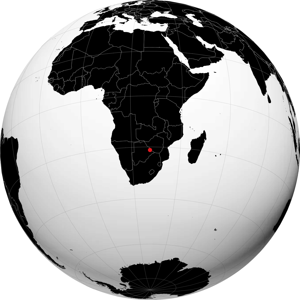 Francistown sul globo