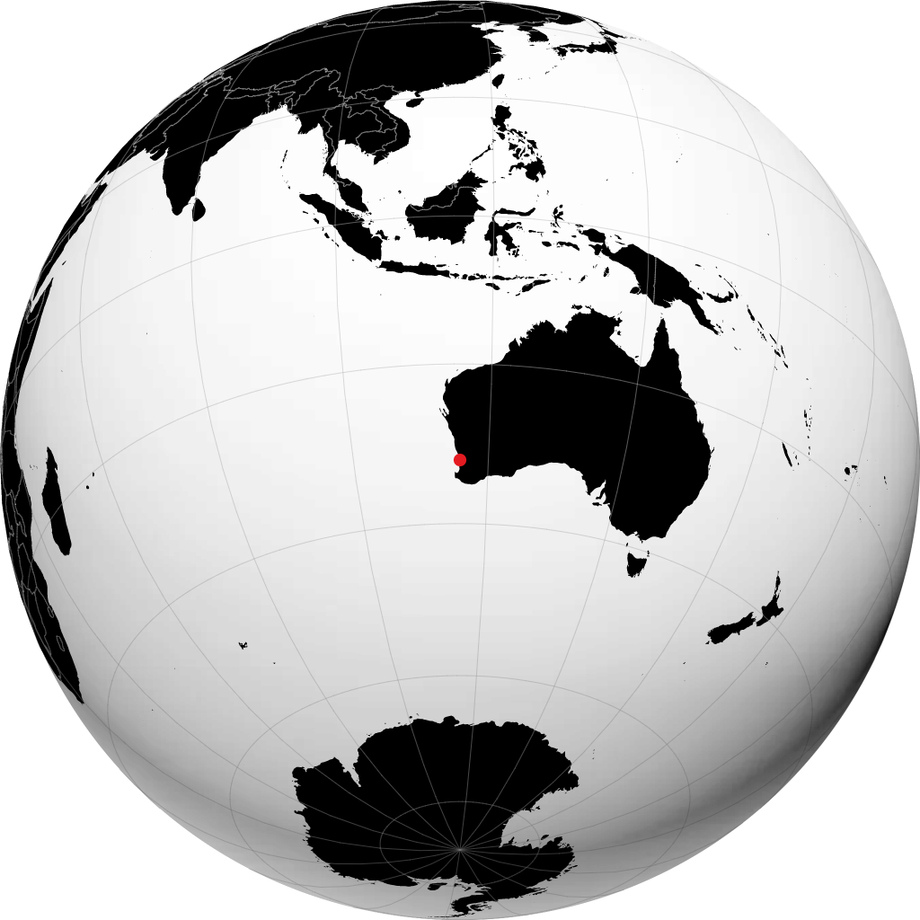Fremantle sul globo