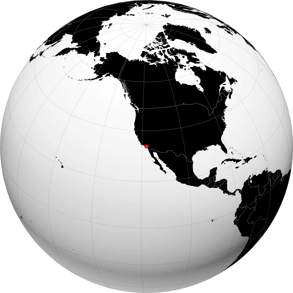 Fullerton sul globo