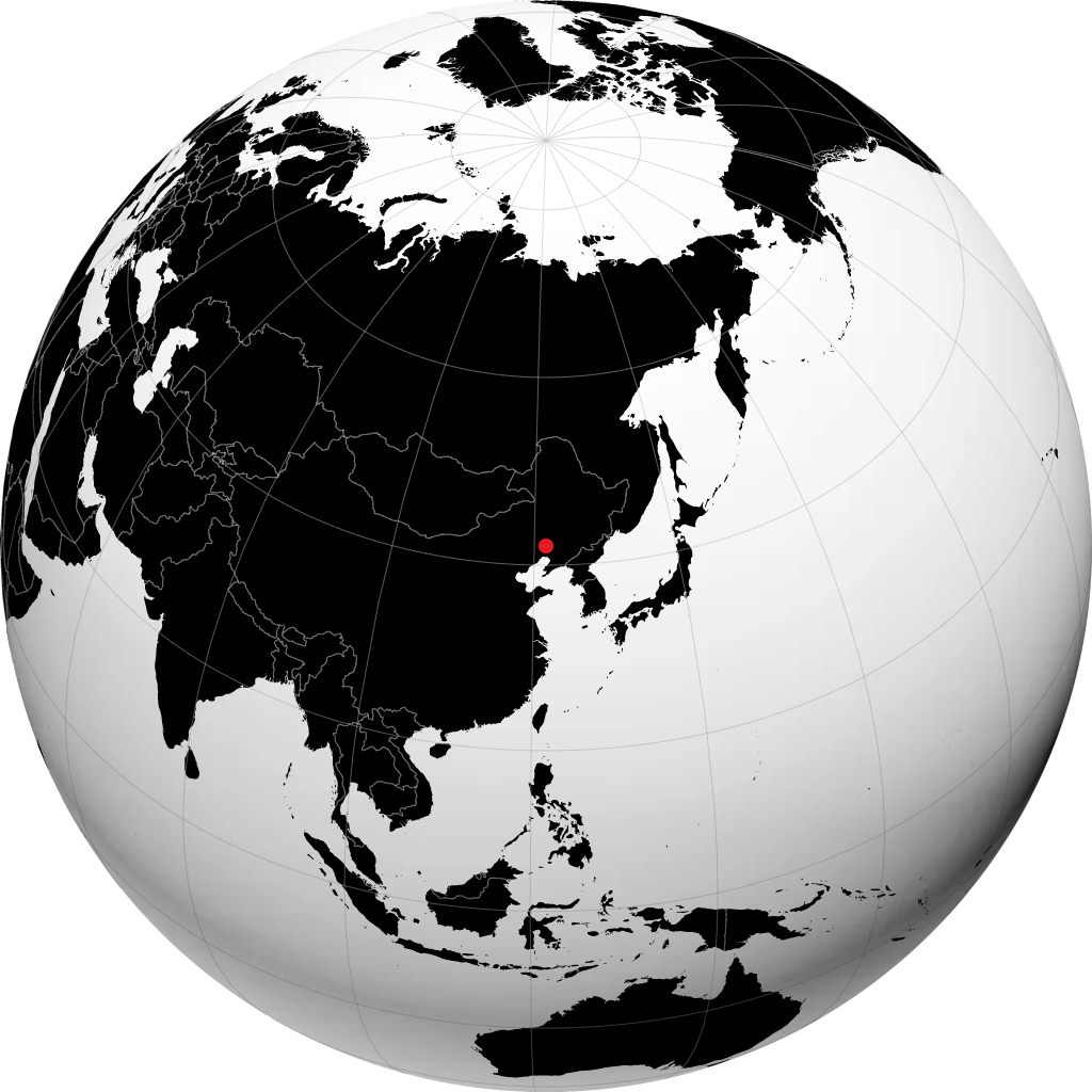 Fuxin sul globo