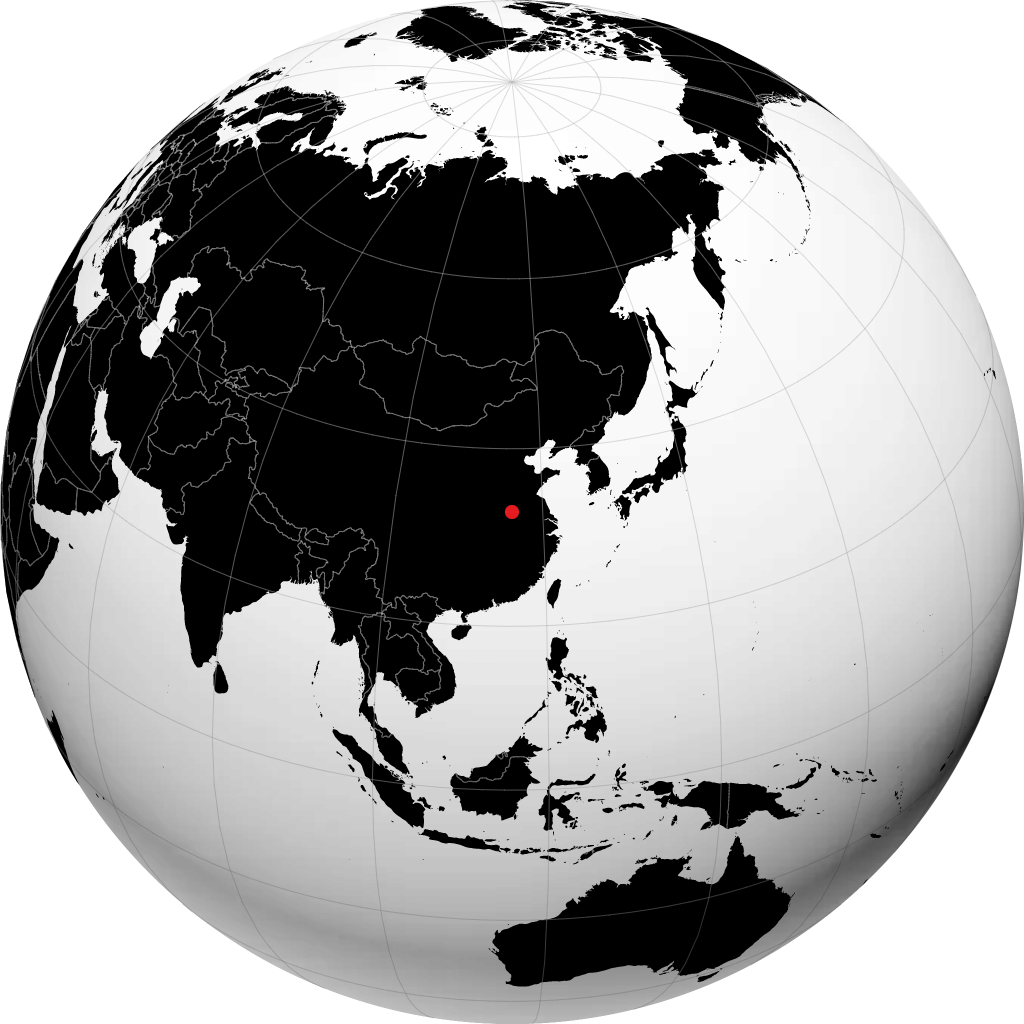 Fuyang sul globo