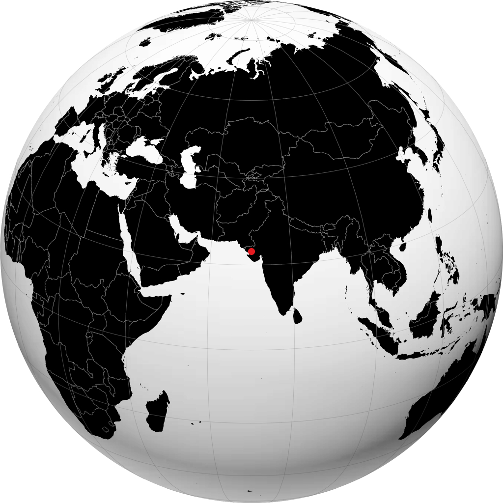 Gandhidham sul globo