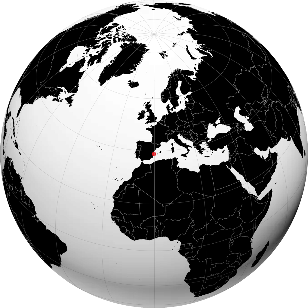 Gandia sul globo