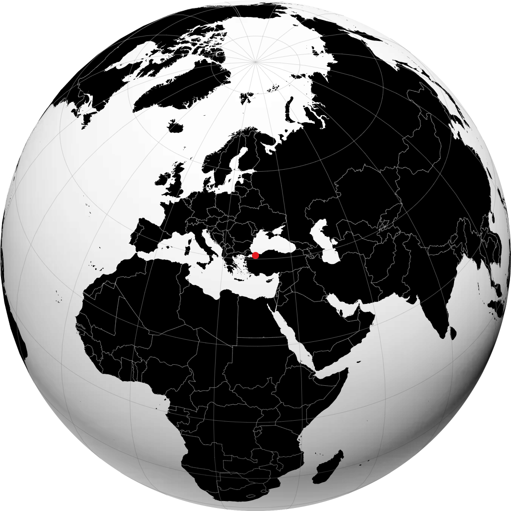 Gebze sul globo