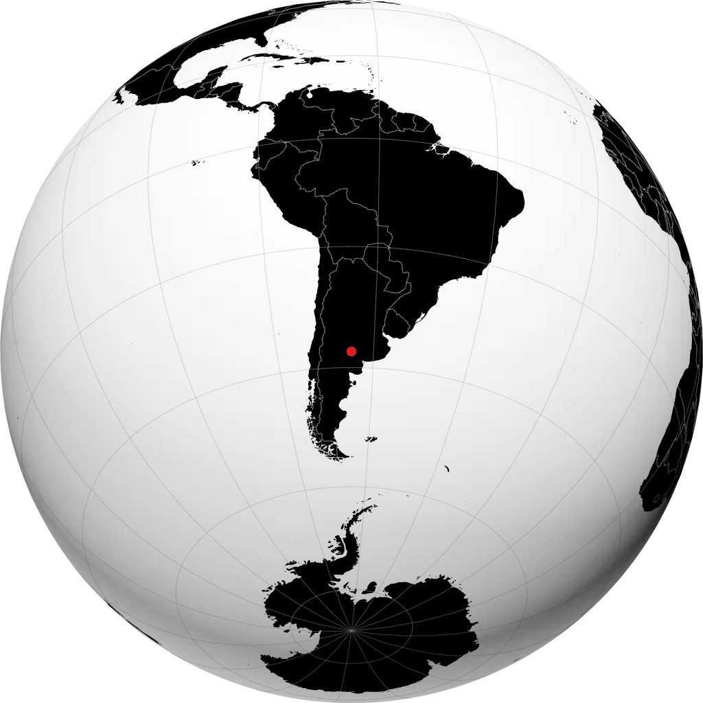 General Acha sul globo