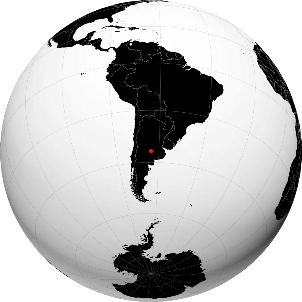 General Pico sul globo