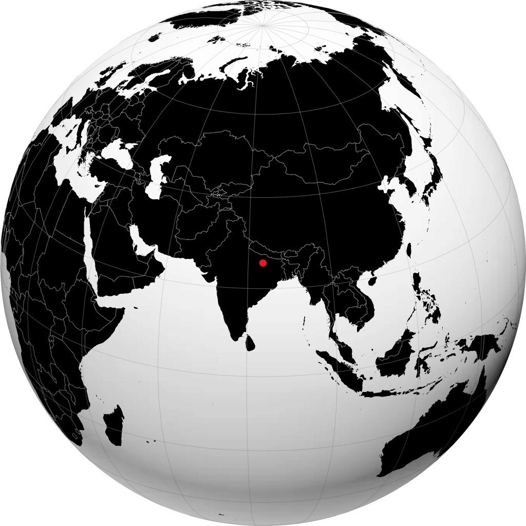 Ghazipur sul globo