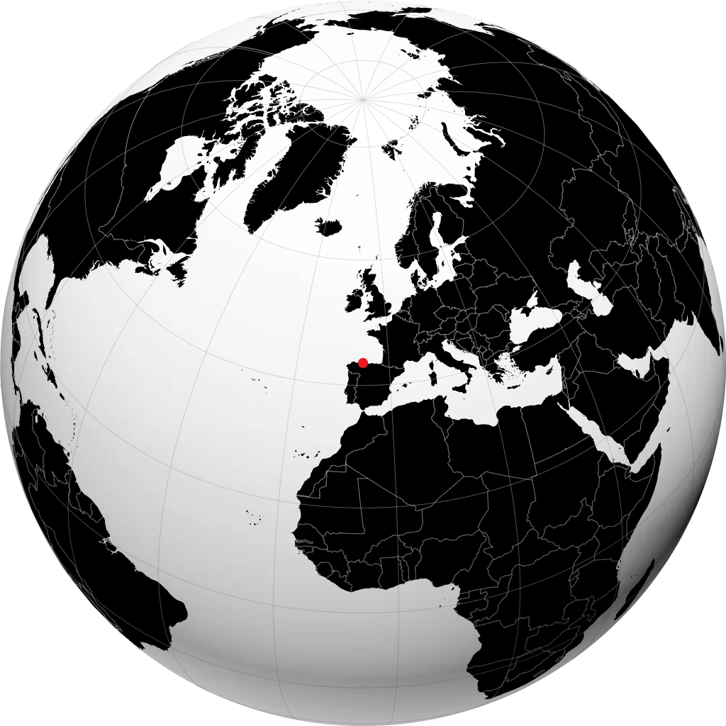 Gijón sul globo