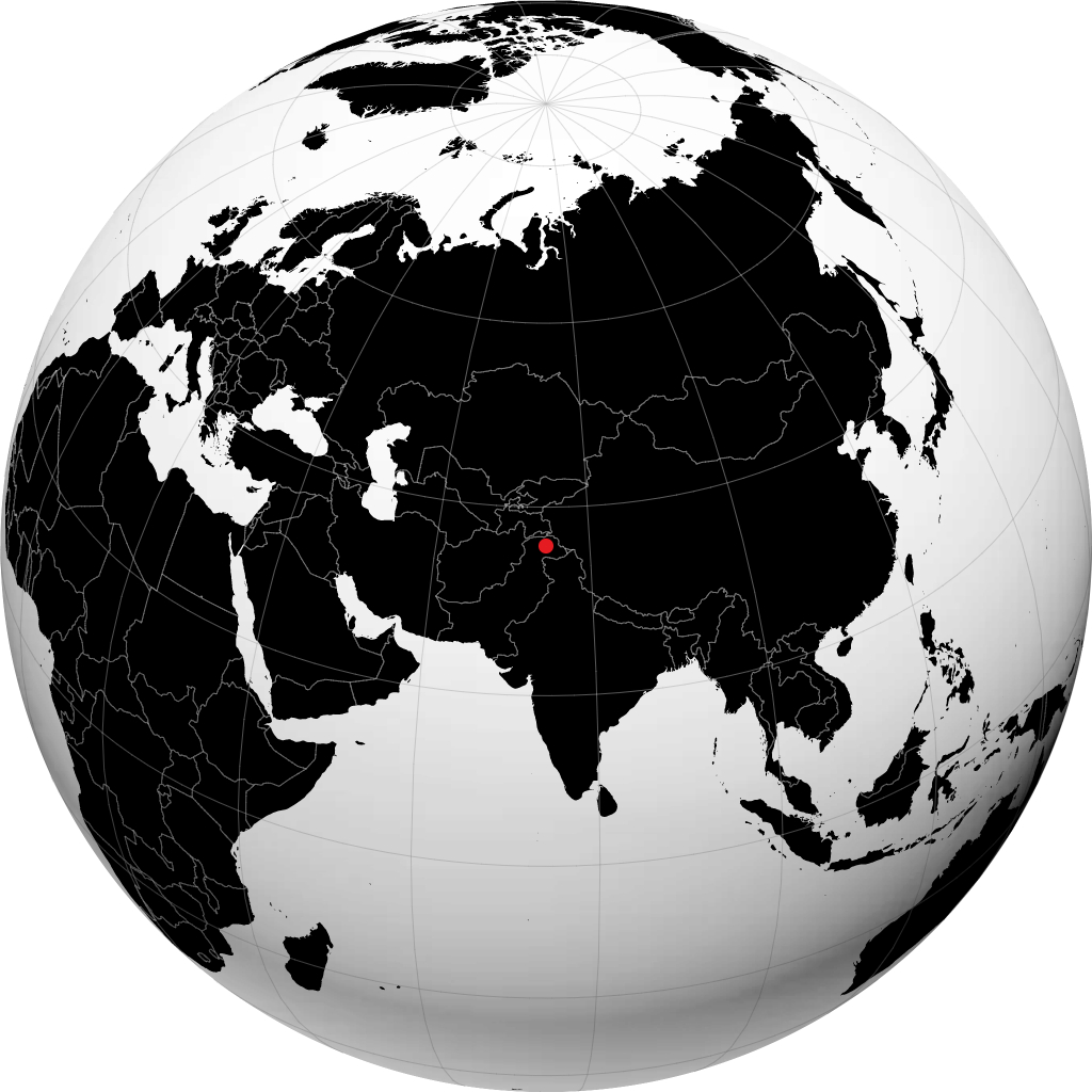 Gilgit sul globo