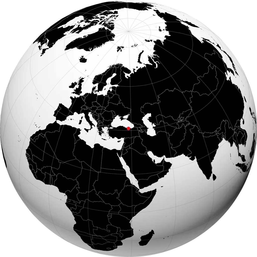 Giresun sul globo