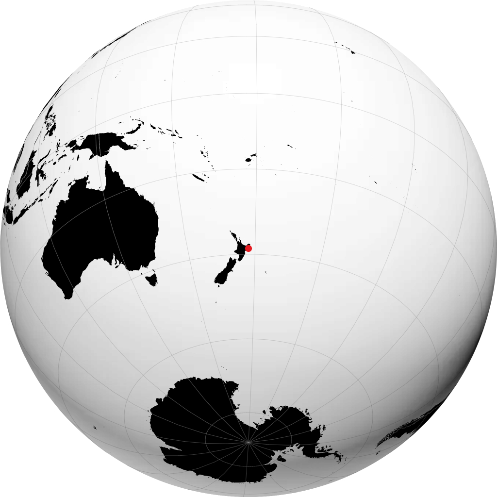 Gisborne sul globo