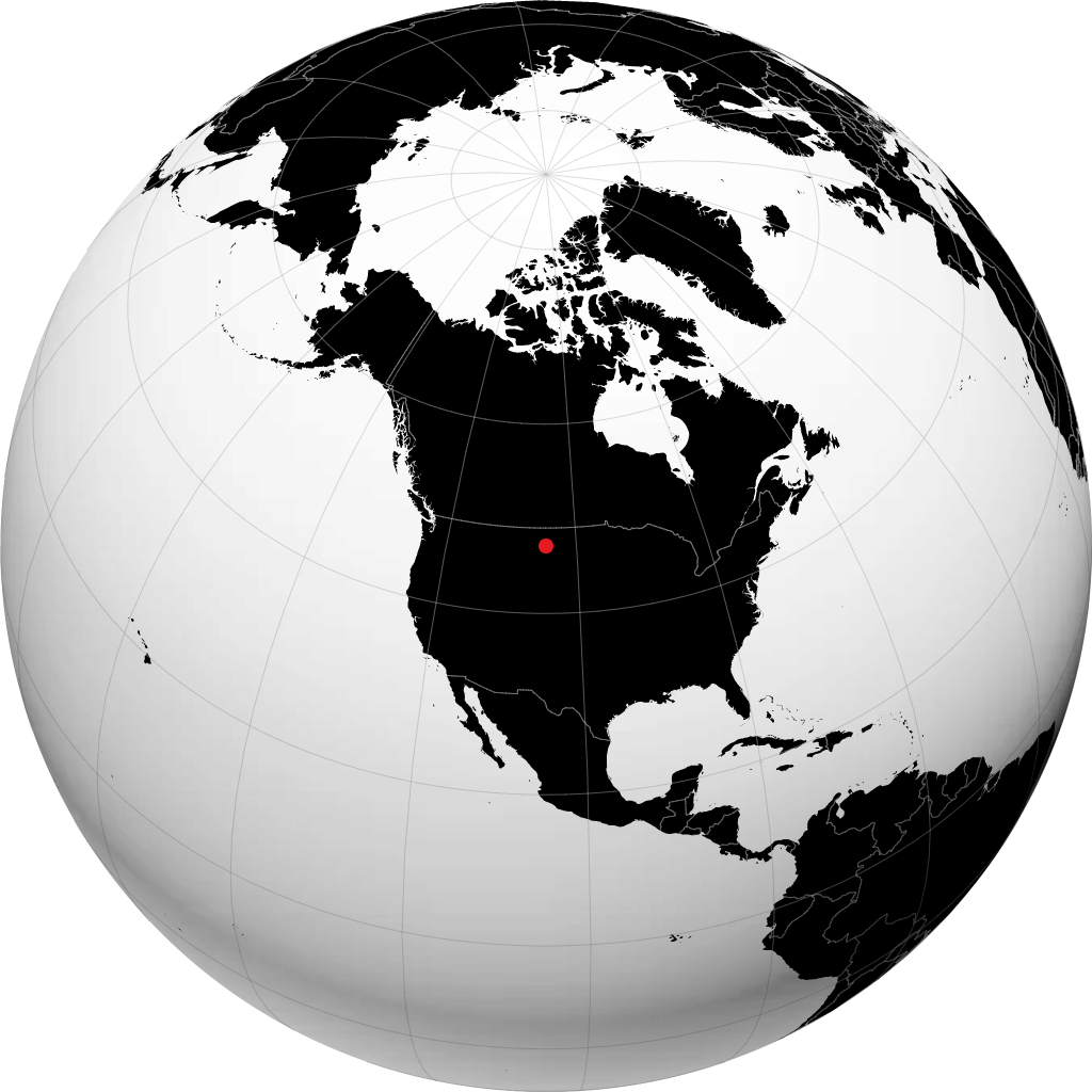 Glendive sul globo