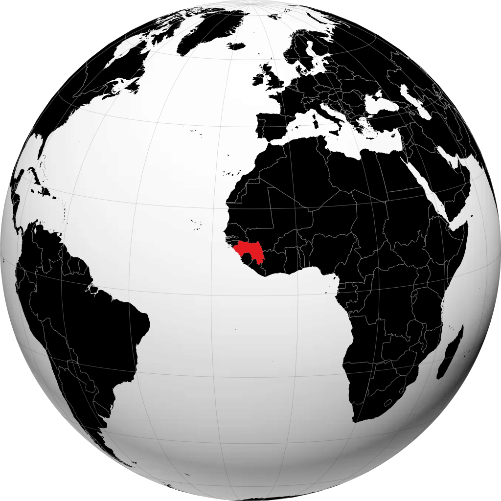 Guinea sul globo