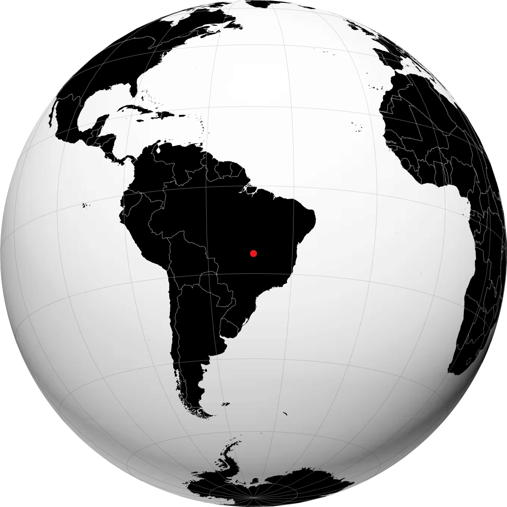 Goianésia sul globo