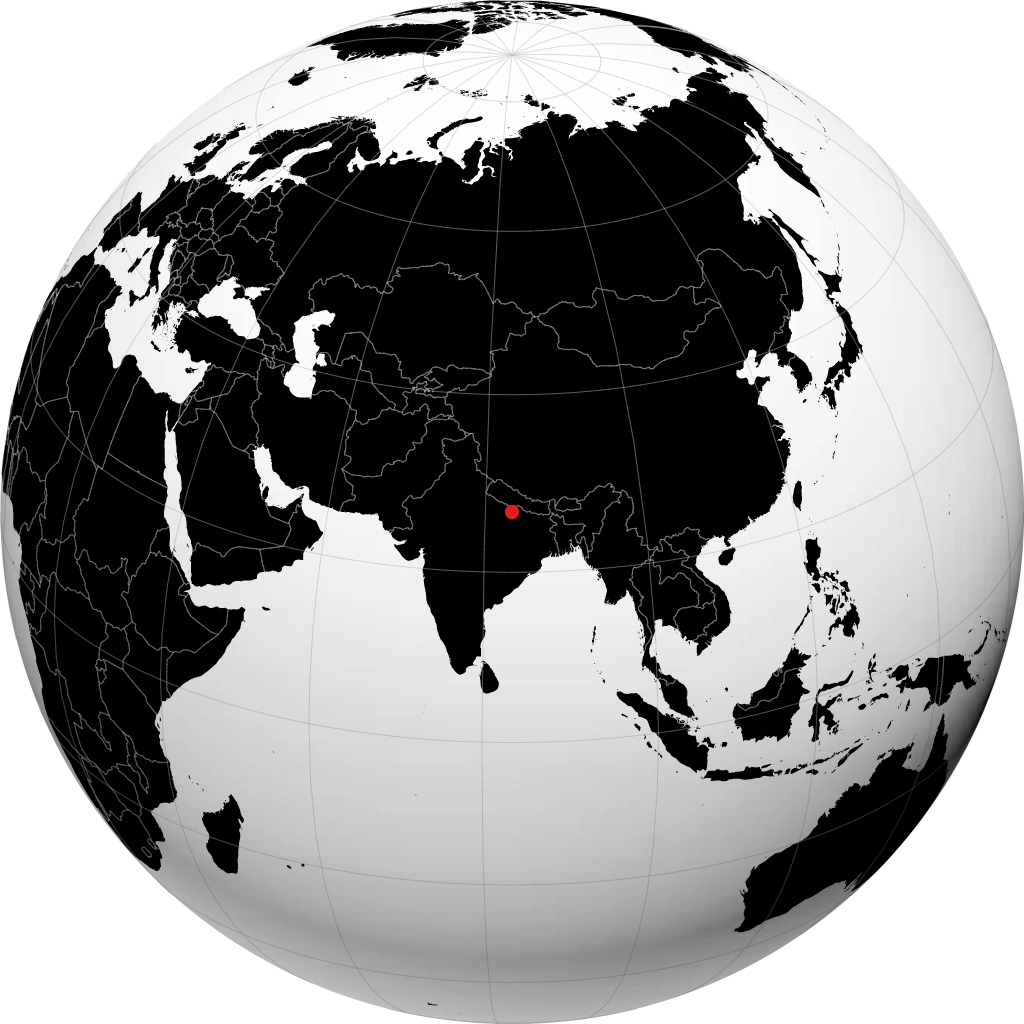 Gorakhpur sul globo