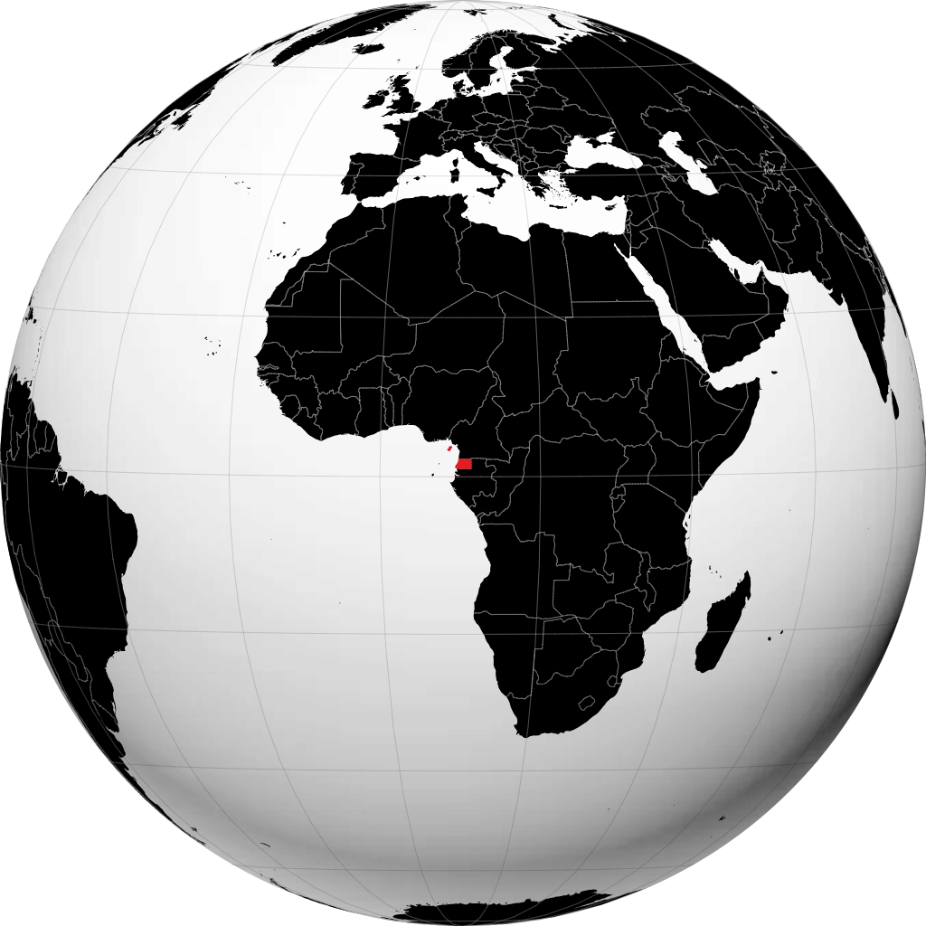 Guinea Equatoriale sul globo