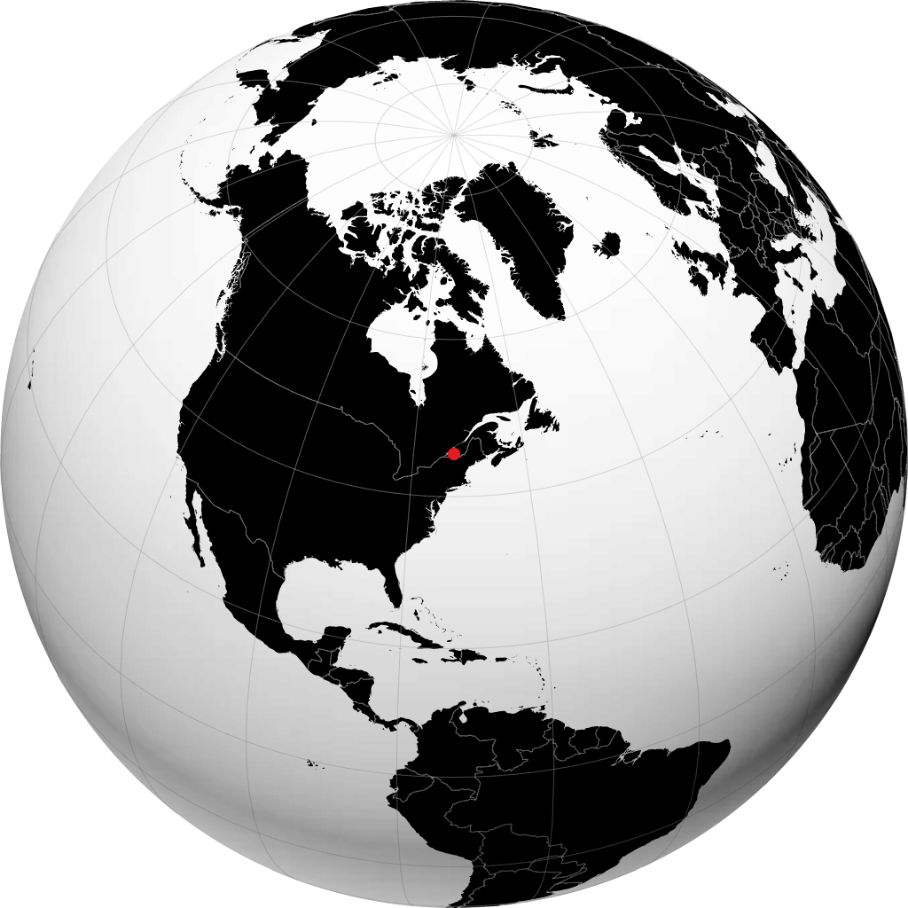 Granby sul globo