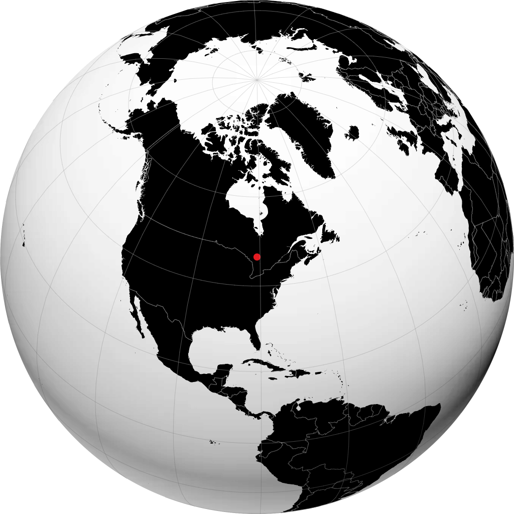 Sudbury sul globo