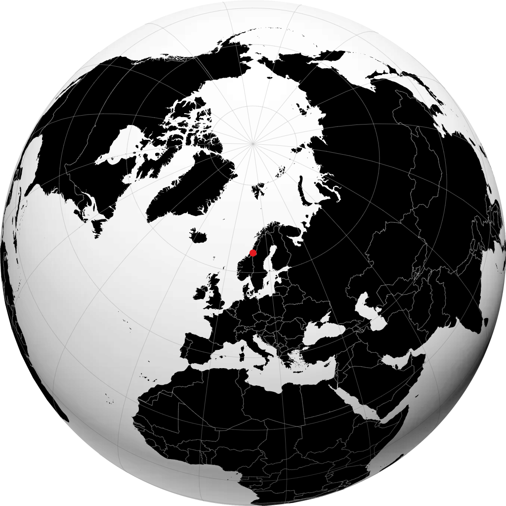 Grong sul globo