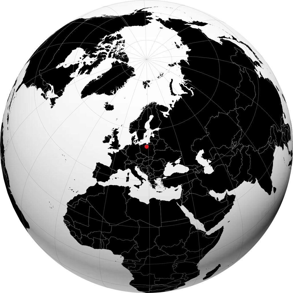 Grudziądz sul globo