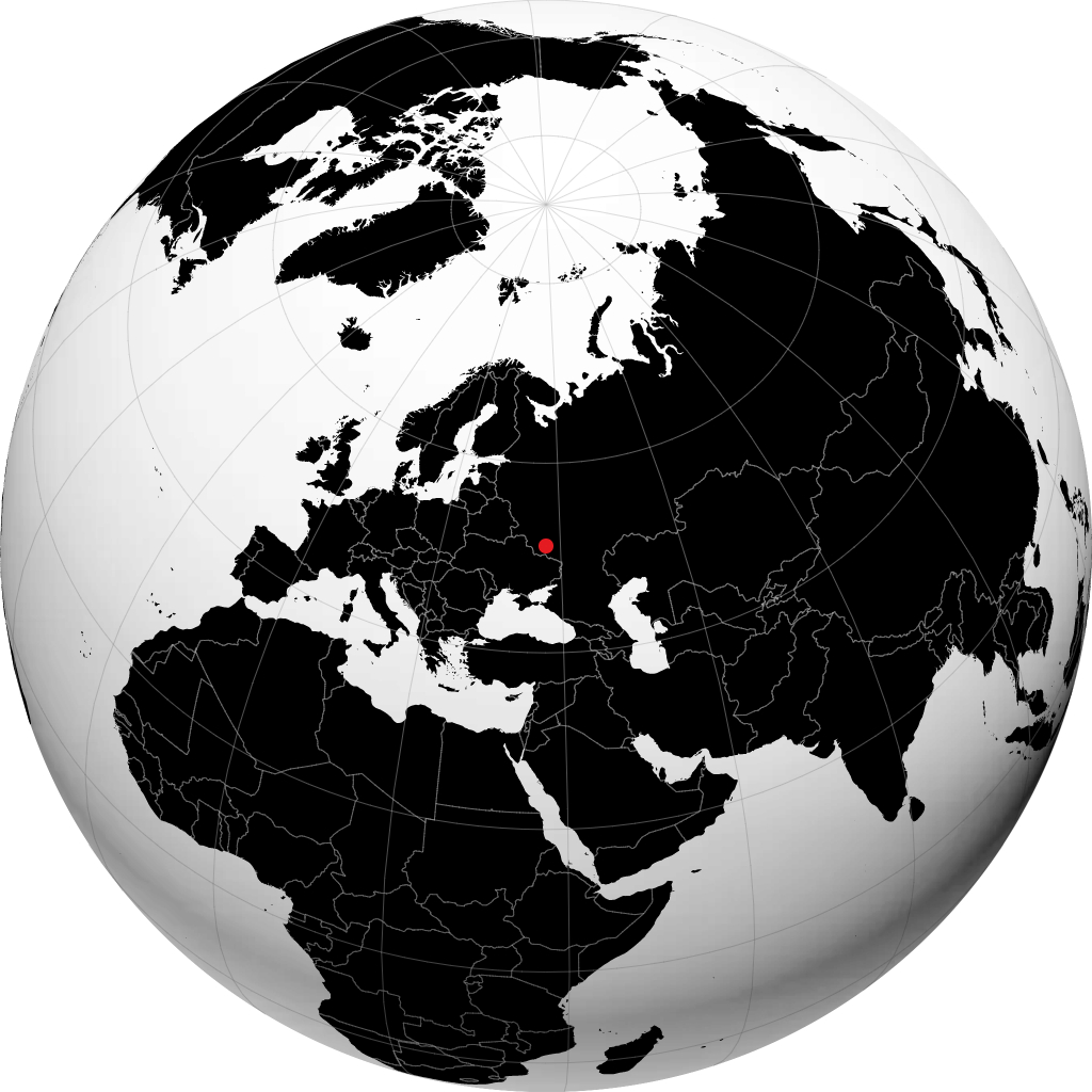 Gubkin sul globo