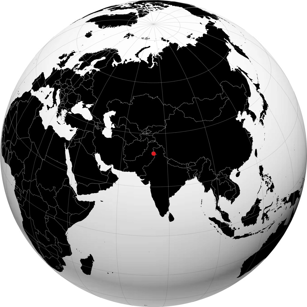 Gujrat sul globo