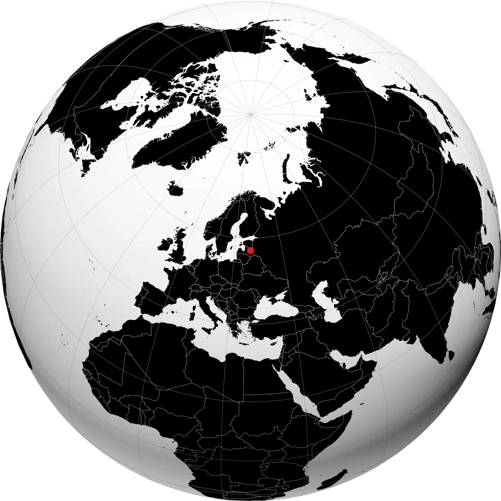 Gulbene sul globo