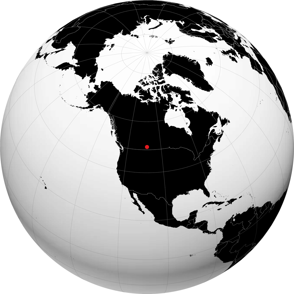 Gull Lake sul globo