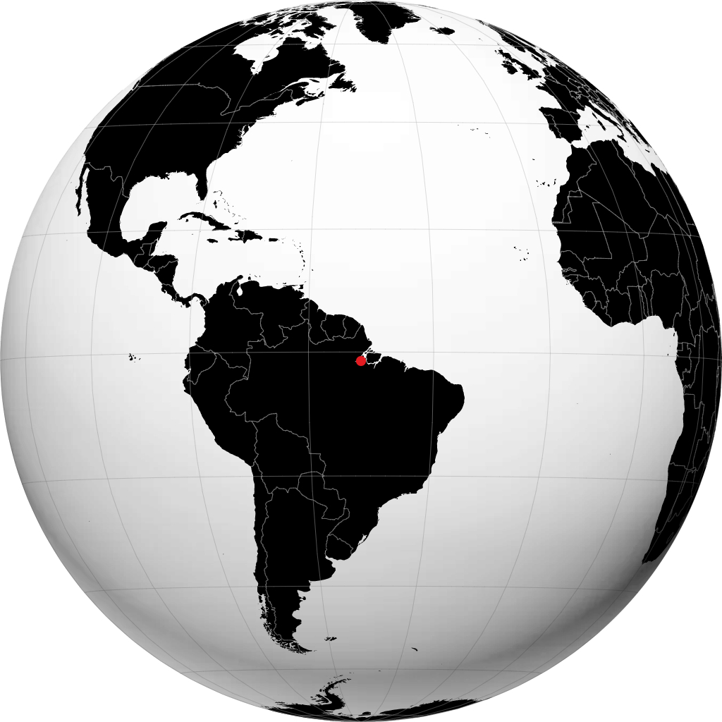 Gurupa sul globo