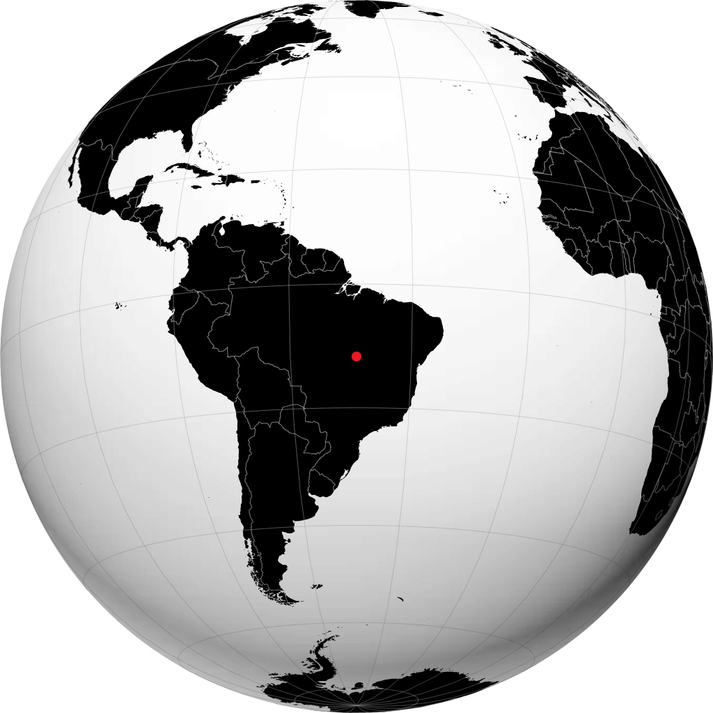 Gurupi sul globo