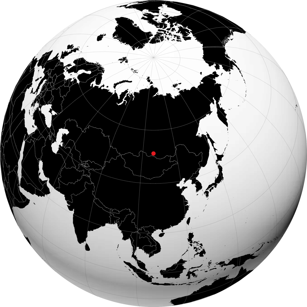 Gusinoozyorsk sul globo