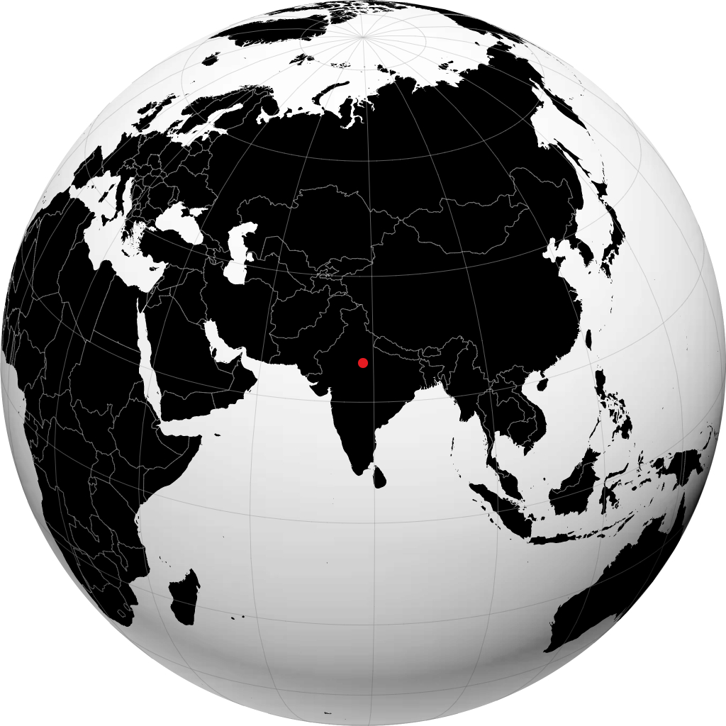Gwalior sul globo