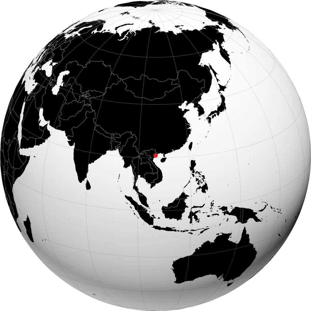 Haiphong sul globo