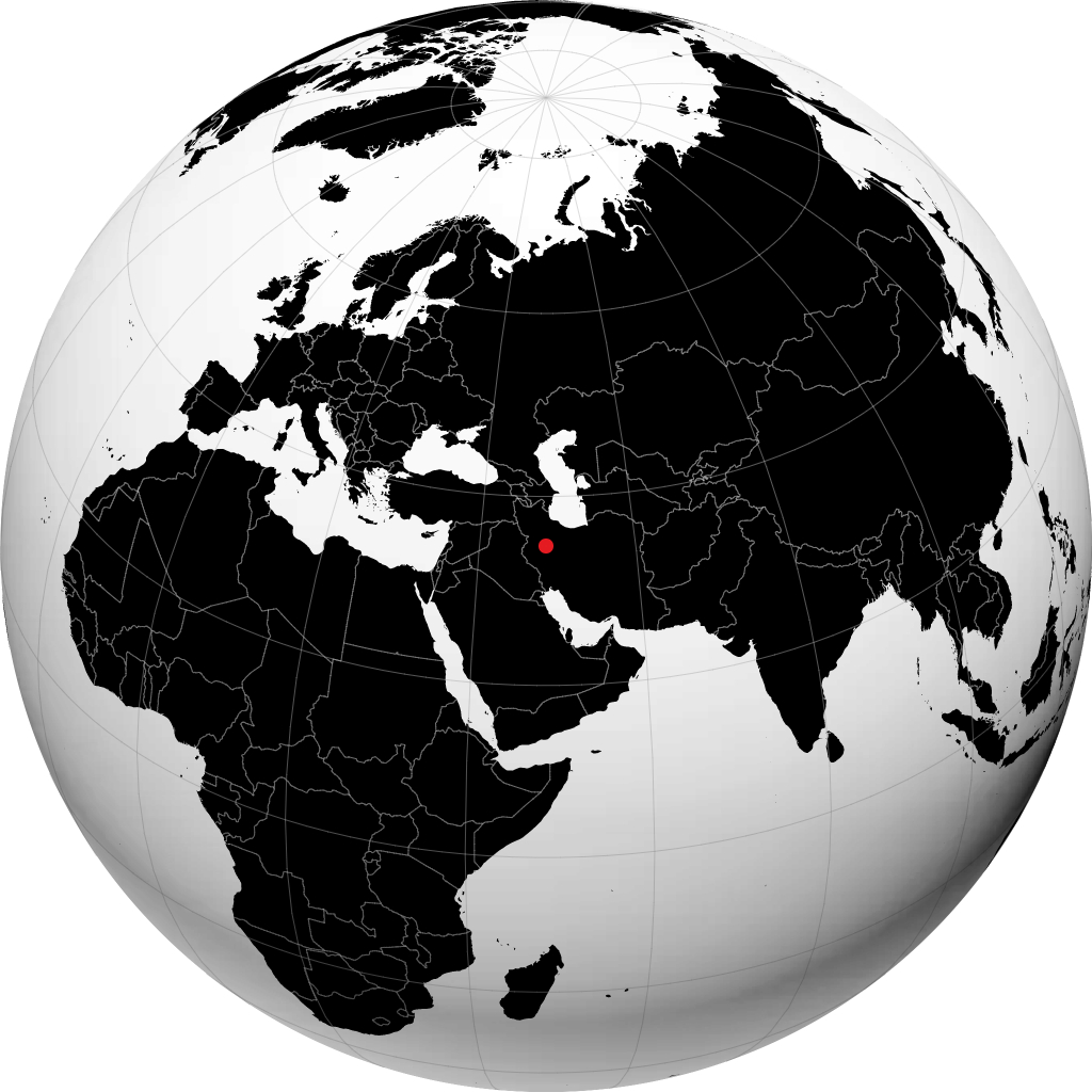 Hamadan sul globo