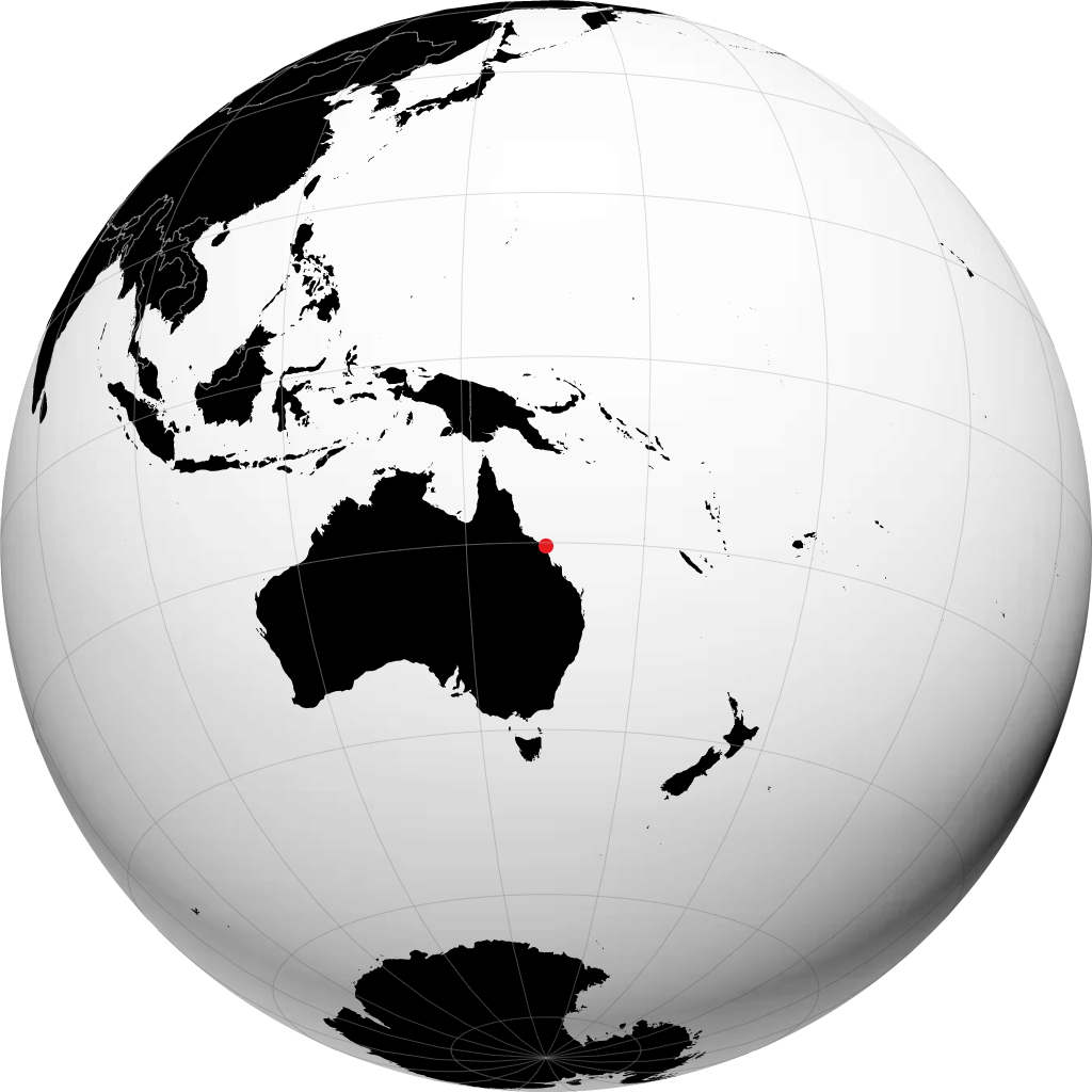Hamilton Island sul globo