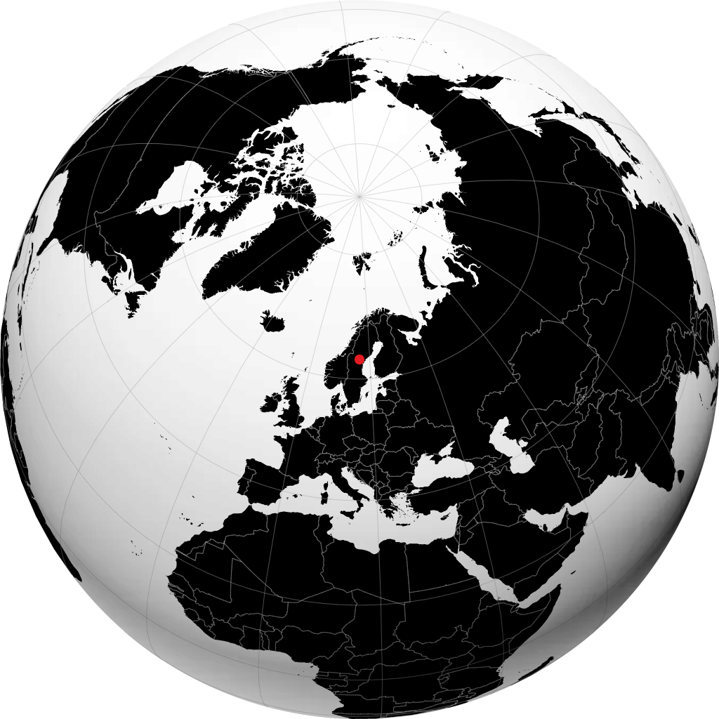 Hammarstrand sul globo
