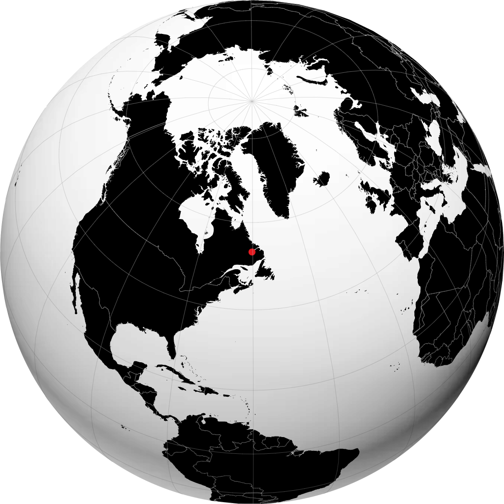 Happy Valley-Goose Bay sul globo