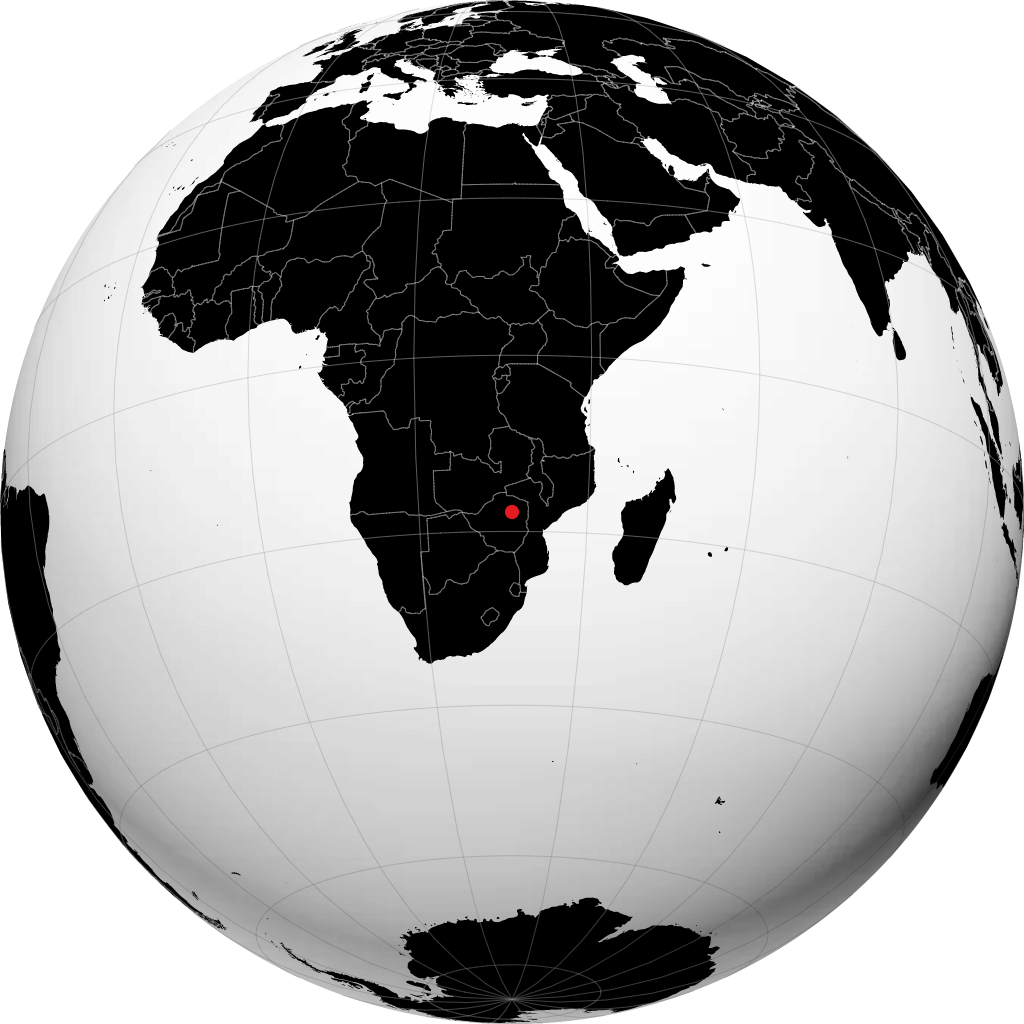 Harare sul globo