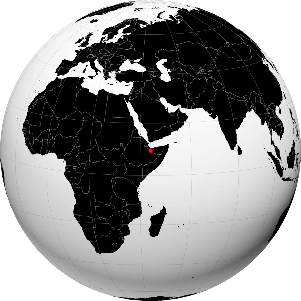 Hargeisa sul globo