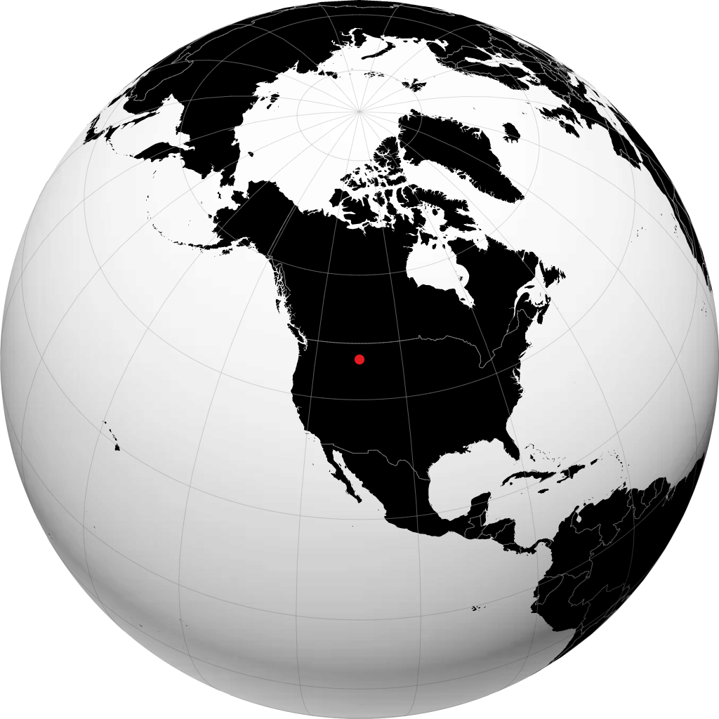 Harlowton sul globo