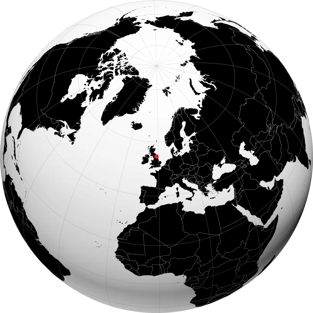 Hartlepool sul globo