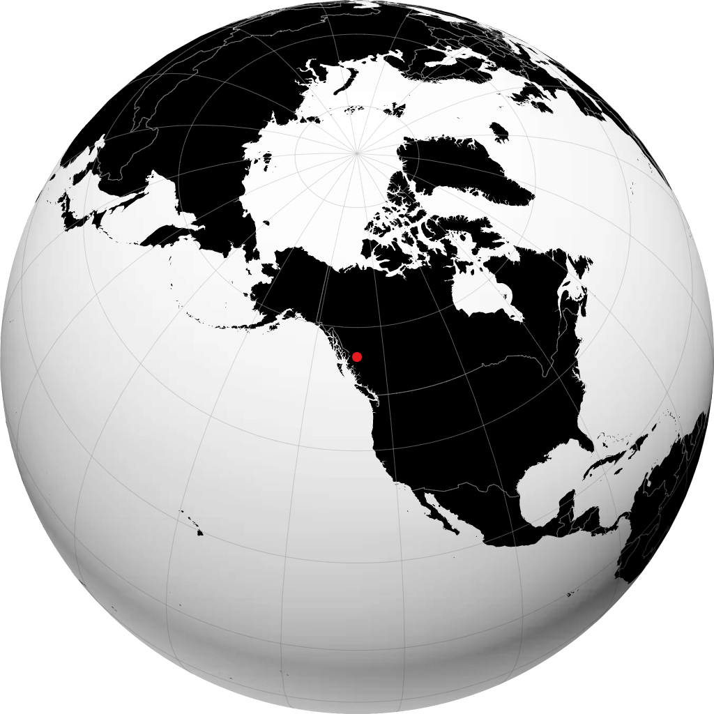 Hazelton sul globo