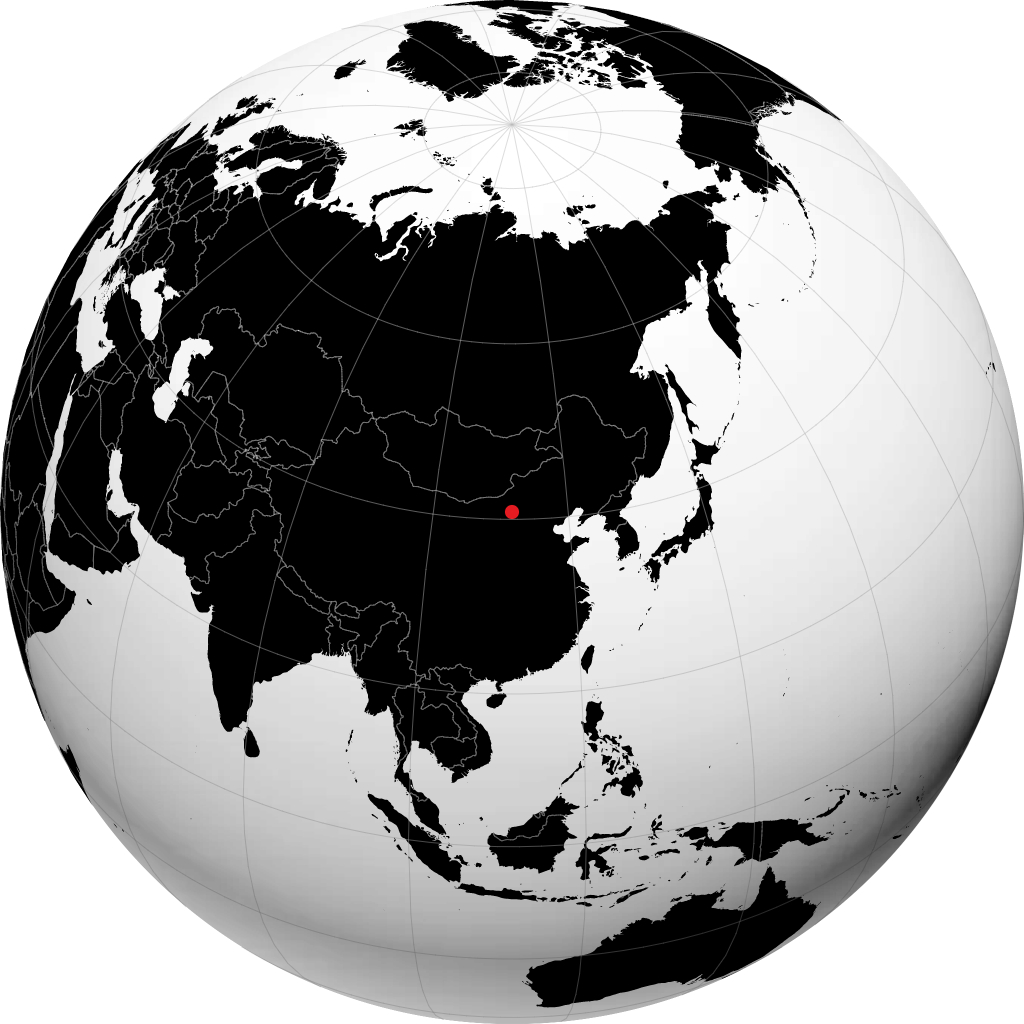 Hohhot sul globo
