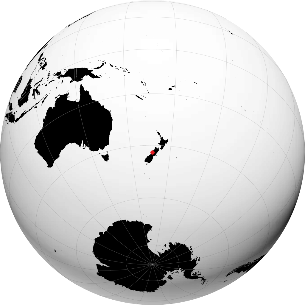 Hokitika sul globo