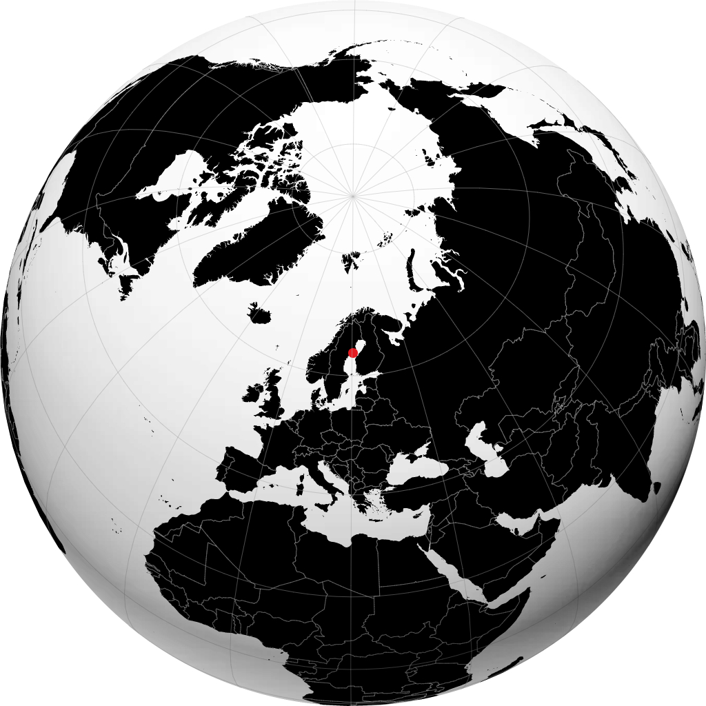 Holmsund sul globo