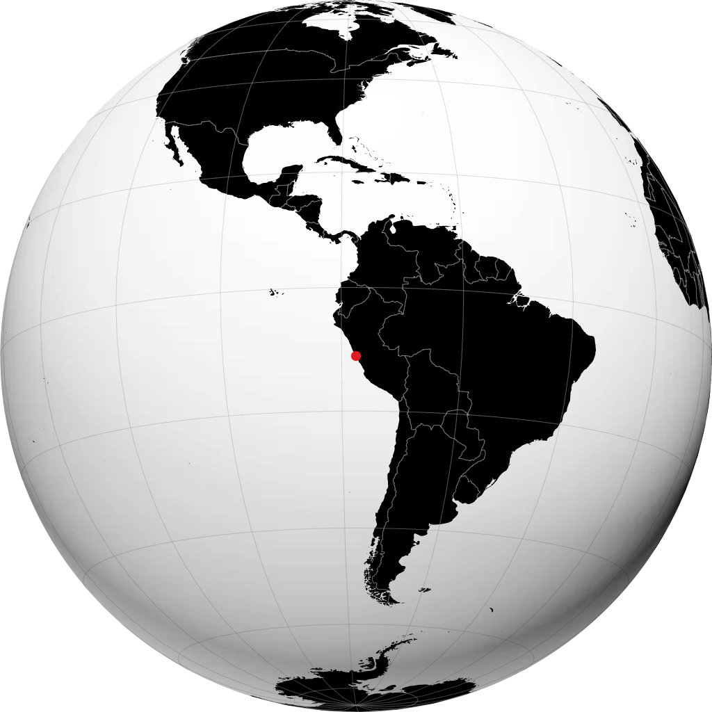 Huacho sul globo