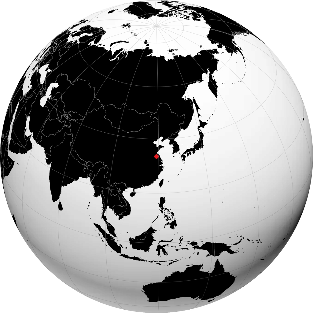 Huai'an sul globo