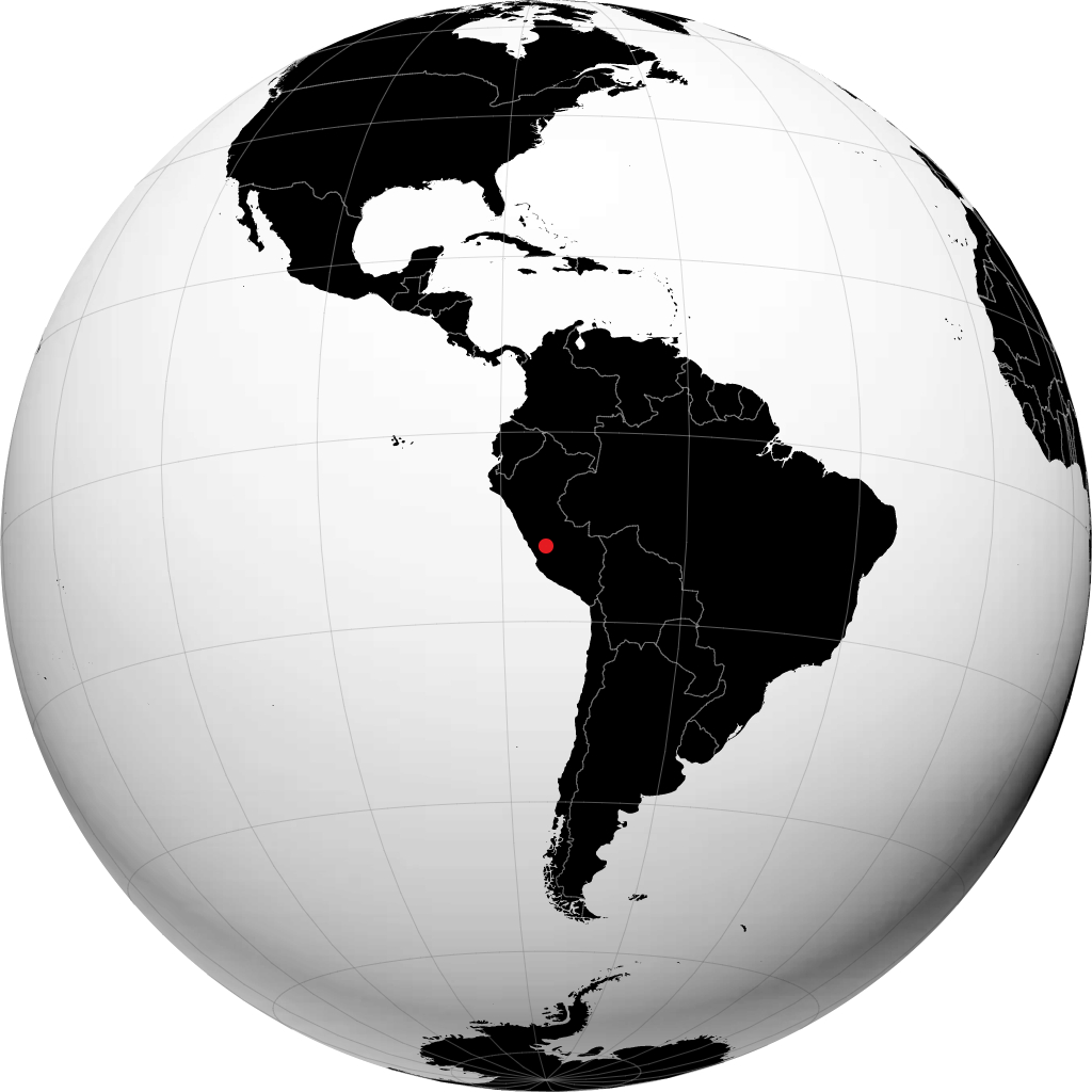 Huancayo sul globo
