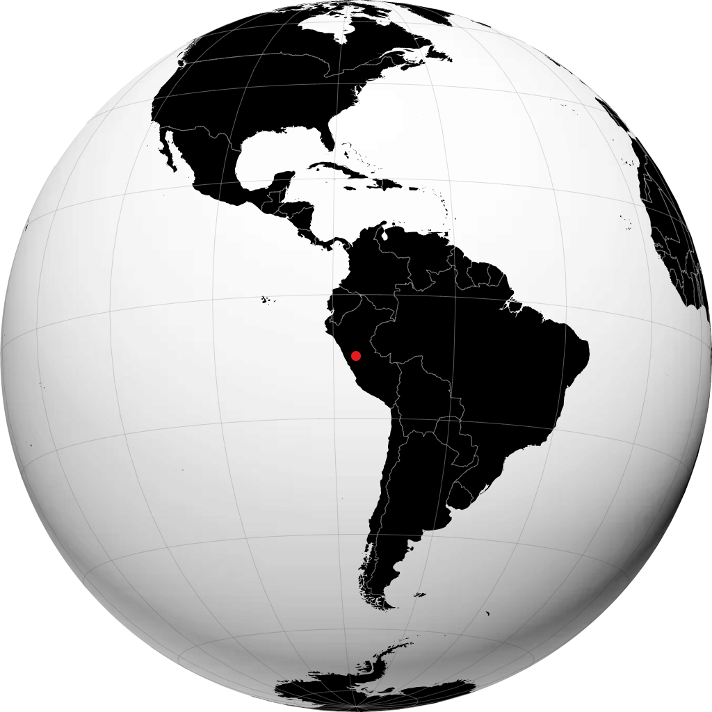 Huánuco sul globo